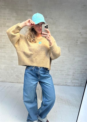 East jumper Sand Melange American Vintage 